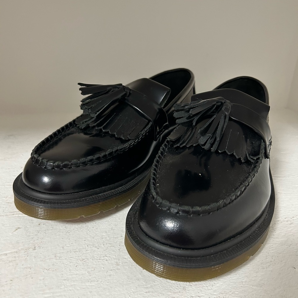 Dr. Martens Unisex Black Tassel Loafers NWOT